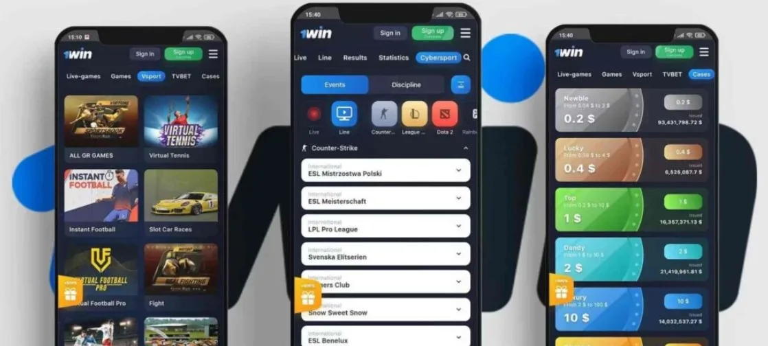 Immagine dell'offerta dell'App 1Win Casino.