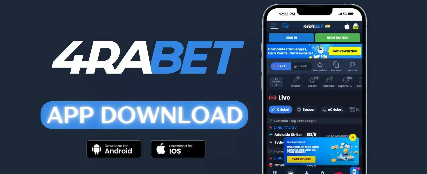 4Rabet Casino App Download Image.