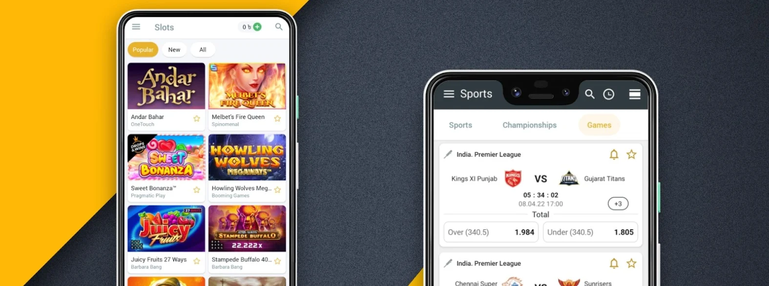 Melbet Casino App Image.