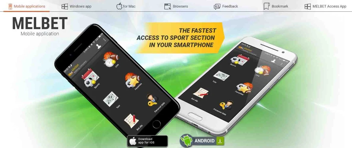 Melbet Mobile Application promobanner.