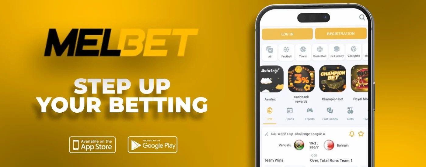 Melbet App Download Image.