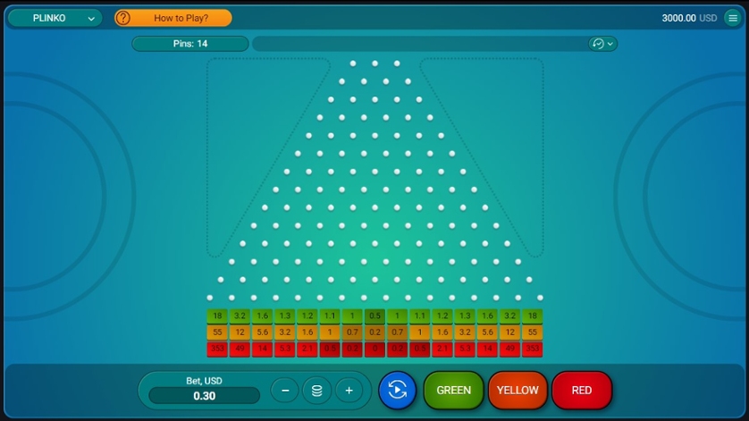 Plinko Game App Demo Mode.