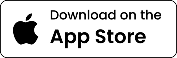 App Store Download Button with white background.
