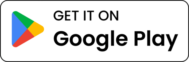 Google download button with white background.