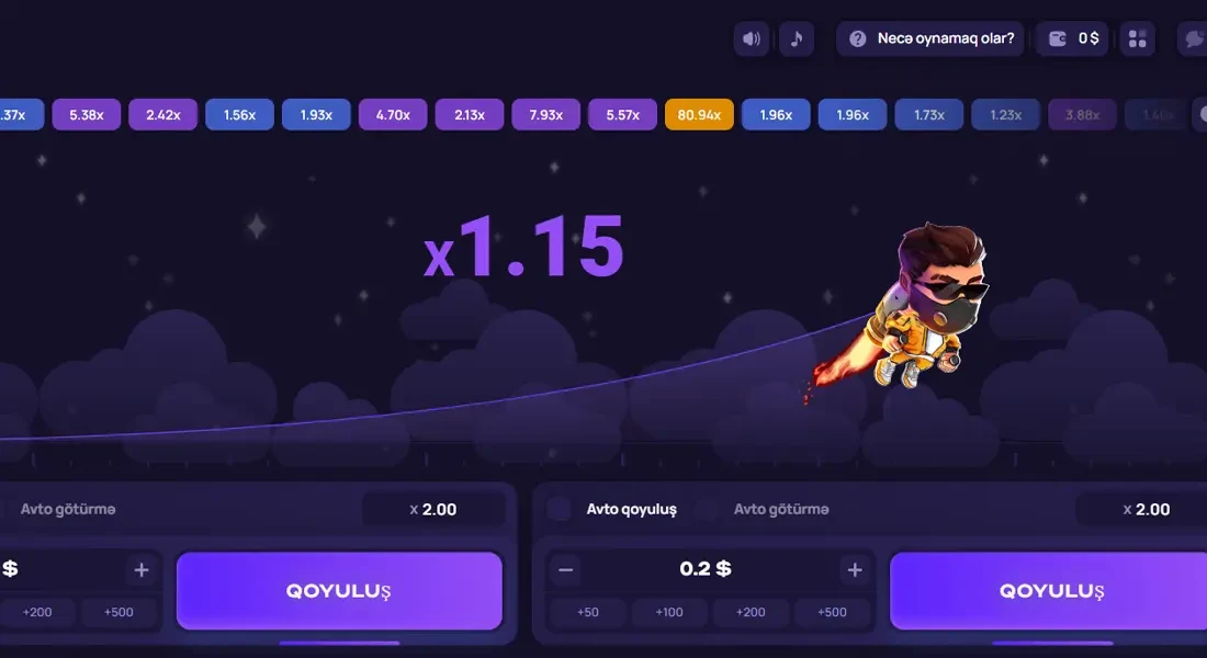 Lucky Jet App Game and Interface.