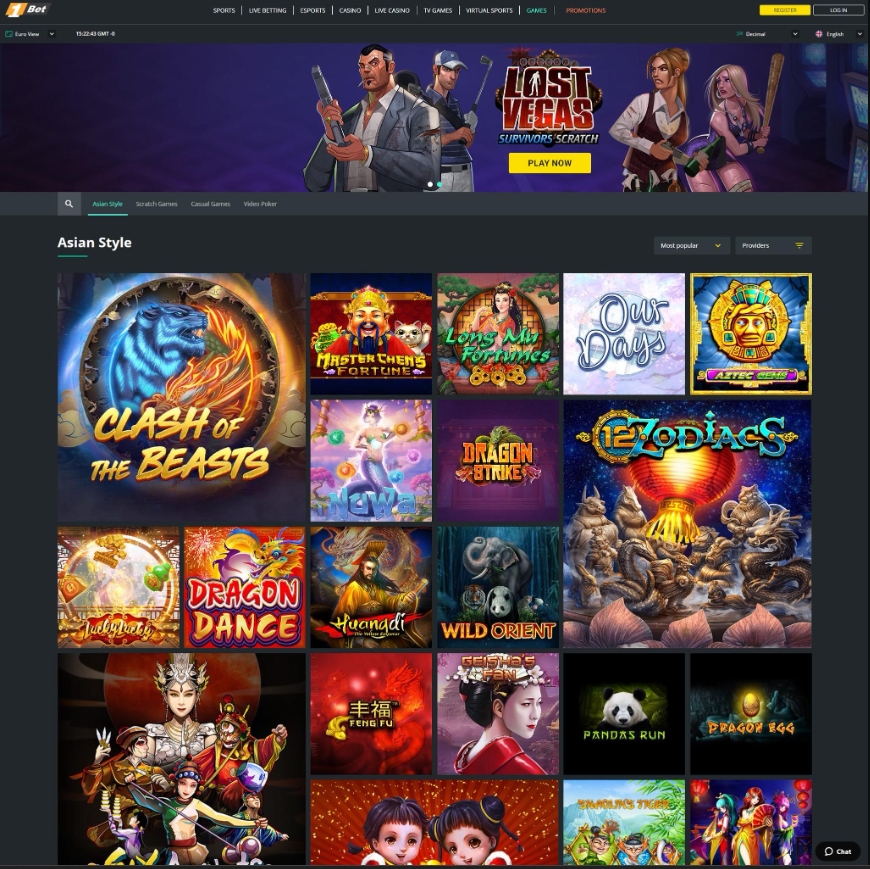 1bet casino mobile.