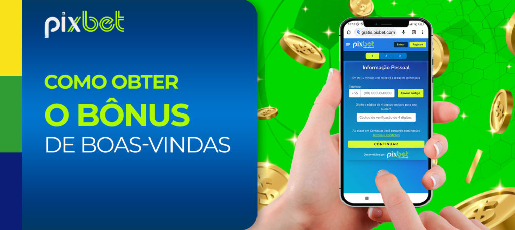 How to get the Pixbet bonus.