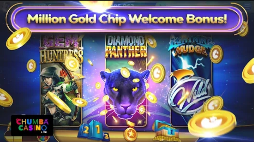 Chumba Casino lite welcome bonus with Gold Chip.